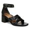 Vionic Maia Women's Comfortable Heeled Sandal - Black - Angle main