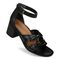 Vionic Maia Women's Comfortable Heeled Sandal - Black - MAIA-J3165L1001-BLACK-13fl-med