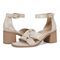 Vionic Maia Women's Comfortable Heeled Sandal - Gold - pair left angle