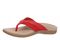 Vionic Shore Women's Orthotic Supportive Comfortable Flip-Flop Sandal - Fruit Punch - Left angle
