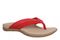 Vionic Shore Women's Orthotic Supportive Comfortable Flip-Flop Sandal - Fruit Punch - Angle main