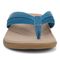 Vionic Shore Women's Orthotic Supportive Comfortable Flip-Flop Sandal - Celestial Teal - Front