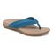 Vionic Shore Women's Orthotic Supportive Comfortable Flip-Flop Sandal - Celestial Teal - Angle main