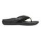Vionic Shore Women's Orthotic Supportive Comfortable Flip-Flop Sandal - Black - Right side