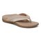 Vionic Shore Women's Orthotic Supportive Comfortable Flip-Flop Sandal - Natural/gold - Angle main