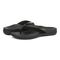 Vionic Shore Women's Orthotic Supportive Comfortable Flip-Flop Sandal - Black - pair left angle