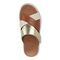 Vionic Uptown Sunset Women's Slide Sandal - Tan/gold - Top