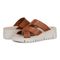 Vionic Uptown Sunset Women's Slide Sandal - Tan - pair left angle