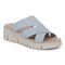 Vionic Uptown Sunset Women's Slide Sandal - Blue Mist - Angle main