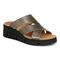 Vionic Uptown Sunset Women's Slide Sandal - Gunmetal - Angle main