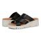 Vionic Uptown Sunset Women's Slide Sandal - Black - pair left angle