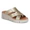 Vionic Uptown Sunset Women's Slide Sandal - Gold - Angle main