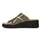 Vionic Uptown Sunset Women's Slide Sandal - Gunmetal - Left Side