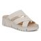 Vionic Uptown Sunset Women's Slide Sandal - Ivory - Angle main