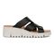 Vionic Uptown Sunset Women's Slide Sandal - Black - Right side