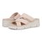 Vionic Uptown Sunset Women's Slide Sandal - Cameo Rose - pair left angle