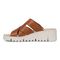 Vionic Uptown Sunset Women's Slide Sandal - Tan - Left Side