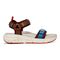 Vionic Walk Max Wanderer womens Quarter/Ankle/T-Strap Sandal - Ivory Multi - Right side