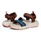 Vionic Walk Max Wanderer womens Quarter/Ankle/T-Strap Sandal - Ivory Multi - pair left angle