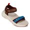 Vionic Walk Max Wanderer womens Quarter/Ankle/T-Strap Sandal - Ivory Multi - WMX WANDERER-J3204L1100-IVORY MULTI-13fl-med