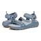 Vionic Walk Max Wanderer womens Quarter/Ankle/T-Strap Sandal - Vintage Blue Haze - pair left angle
