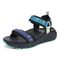 Vionic Walk Max Wanderer womens Quarter/Ankle/T-Strap Sandal - Navy Blazer Multi - Left angle