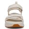 Vionic Walk Max Wanderer womens Quarter/Ankle/T-Strap Sandal - Cream - Front