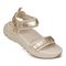 Vionic Walk Max Wanderer Women's Comfort Sandal - Parchment/gold - Unknown View