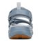 Vionic Walk Max Wanderer womens Quarter/Ankle/T-Strap Sandal - Vintage Blue Haze - Back