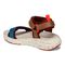 Vionic Walk Max Wanderer womens Quarter/Ankle/T-Strap Sandal - Ivory Multi - Back angle