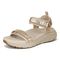 Vionic Walk Max Wanderer Women's Comfort Sandal - Parchment/gold - Unknown View