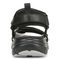 Vionic Walk Max Wanderer womens Quarter/Ankle/T-Strap Sandal - Black - Back