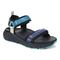 Vionic Walk Max Wanderer womens Quarter/Ankle/T-Strap Sandal - Navy Blazer Multi - Angle main
