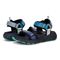 Vionic Walk Max Wanderer mens Quarter/Ankle/T-Strap Sandal - Navy Blazer Multi - pair left angle