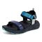 Vionic Walk Max Wanderer mens Quarter/Ankle/T-Strap Sandal - Navy Blazer Multi - Left angle