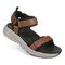 Vionic Walk Max Wanderer mens Quarter/Ankle/T-Strap Sandal - Hazelnut - M MXWANDERER-J3205M1200-HAZELNUT-13fl-med