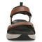 Vionic Walk Max Wanderer mens Quarter/Ankle/T-Strap Sandal - Hazelnut - Front