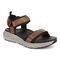 Vionic Walk Max Wanderer mens Quarter/Ankle/T-Strap Sandal - Hazelnut - Angle main