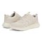 Vionic Walk Parkside Women's Walking Sneaker with Arch Support - Cream - pair left angle