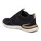 Vionic Walk Parkside Women's Walking Sneaker with Arch Support - Navy Blazer/cherry Jubilee - Back angle