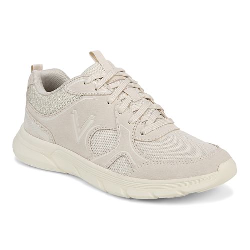 Vionic Walk Parkside Women's Walking Sneaker with Arch Support - Cream - Angle main