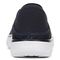 Vionic Sage Rx womens Slip On/Loafer/Moc Shoe - Navy Blazer - Back