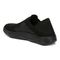 Vionic Sage Rx womens Slip On/Loafer/Moc Shoe - Black - Back angle