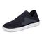 Vionic Sage Rx mens Slip On/Loafer/Moc Shoe - Navy Blazer - Left angle