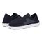 Vionic Sage Rx mens Slip On/Loafer/Moc Shoe - Navy Blazer - pair left angle