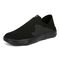 Vionic Sage Rx mens Slip On/Loafer/Moc Shoe - Black - Left angle