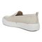 Vionic Carson womens Slip On/Loafer/Moc Shoe - Cream - Back angle