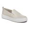 Vionic Carson womens Slip On/Loafer/Moc Shoe - Cream - Angle main