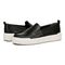 Vionic Carson womens Slip On/Loafer/Moc Shoe - Black - pair left angle