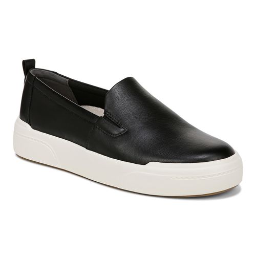 Vionic Carson womens Slip On/Loafer/Moc Shoe - Black - Angle main